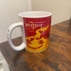 Starbucks Beijing Red and Yellow Mug
